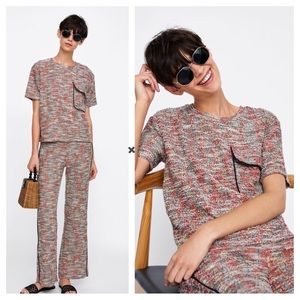 NWOT Zara Knit Top (TOP ONLY)